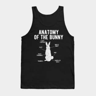 Anatomy Bunny Rabbit Tank Top